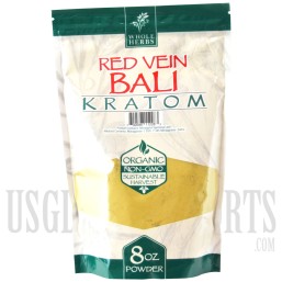 KT-153 Whole Herbs Red Vein Bali Kratom. 8oz Powder