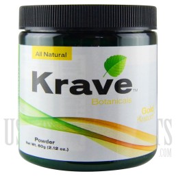 Krave Botanicals Kratom Powder. Gold. 60gram