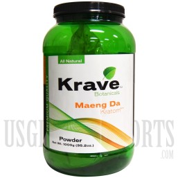 Krave Botanicals. Premium Quality Kratom. Maeng Da. 1000g - 35.2 oz