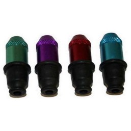 MP-0040 Color + Rubber Mouth metal hand pipe