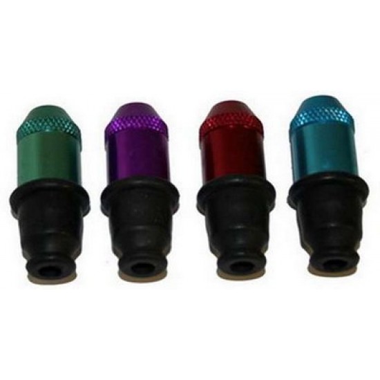 MP-0040 Color + Rubber Mouth metal hand pipe