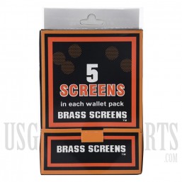 MTS-3 Stainless Steel Screens | Brass (100ct)
