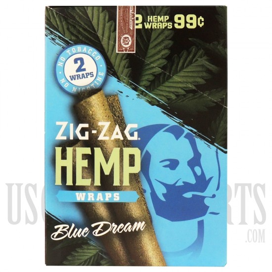 PZZ-14 Zig-Zag Hemp Wraps | 25 Packs | 2 Wraps Each Pack | 50 Hemp Wraps | 4 Flavor Choices