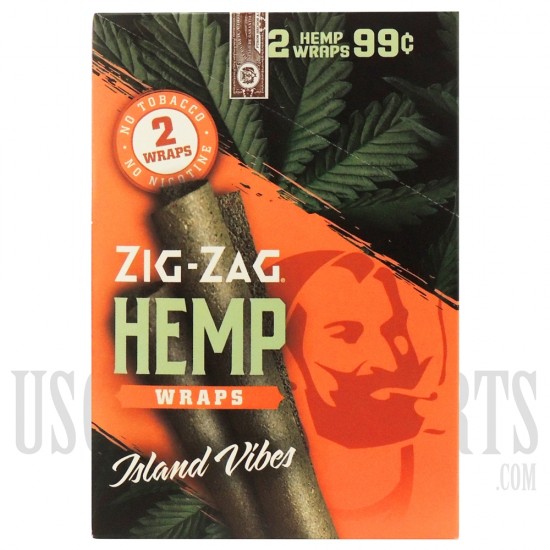 PZZ-14 Zig-Zag Hemp Wraps | 25 Packs | 2 Wraps Each Pack | 50 Hemp Wraps | 4 Flavor Choices