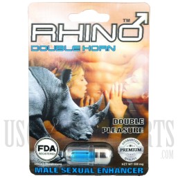 SS-65 Rhino Double Horn Double Pleasure - 24ct 500mg Each Pill. FDA Registered