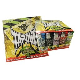 T-114 Tapout Refillable Torch Lighters Display