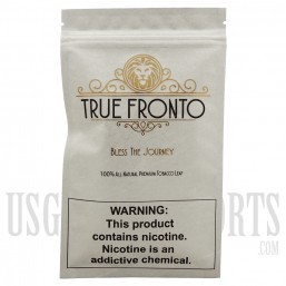 TF-102 True Fronto. 100% All Natural Premium Tobacco. 10 Resealable Pouches