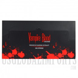 VB-101 Vampire Blood Incense Display 15G Sticks. 12 Boxes. 13 sticks each