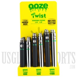 Ooze Twist Battery Display 24CT