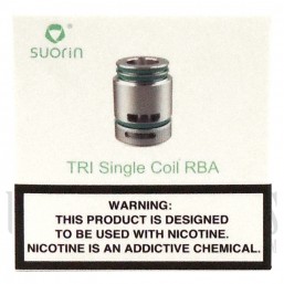 Suorin Tri Single Coil RBA | Individual or 10pc Box