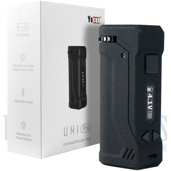 VPEN-1049 Yocan Uni Pro - Universal Portable Mod. Liquids/Oil/Wax. Many Color Choices