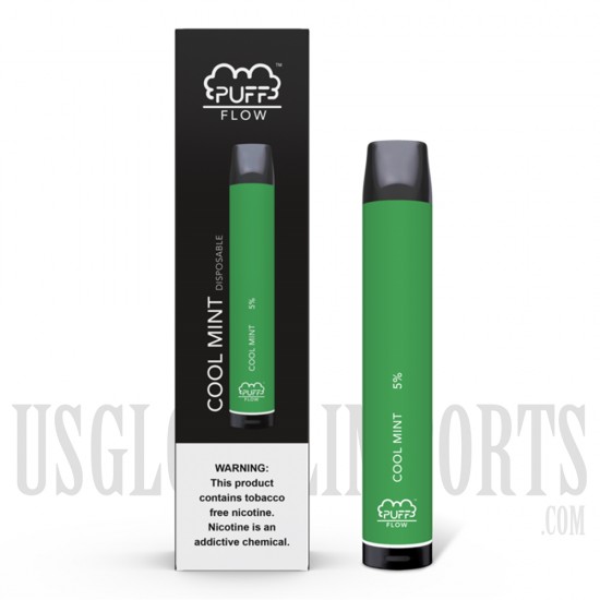 PUFF Flow Disposable Device | 1800 Puffs | 6.5ML | 5% Nicotine | TFN | 10 Pack