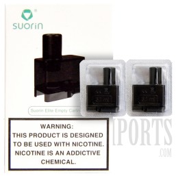 VPEN-1561498 Suorin Elite Empty Cartridges | 2 Pods Per Pack | Individual or 20pc Display Box