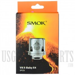 VPEN-703 SMOK V8 X-Baby X4 Replacement Coils. 3 Pieces
