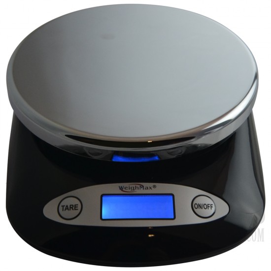 W-4801 5Kg Digital Kitchen Scale by WeighMax. Black