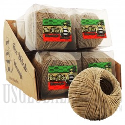 WICK-07 Bee Wick Organic Wick | 420FT | 1mm Thick | Individual or 12 Pack Display