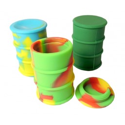 WXC-10 Barrel Silicone Wax Container (Assorted)